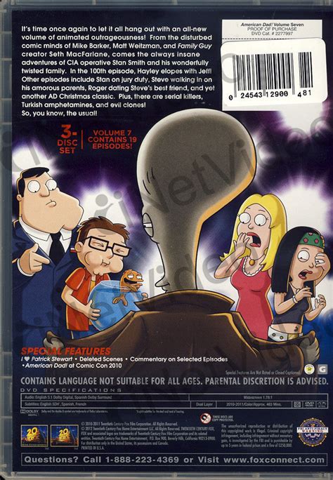 american dad dvd ebay|american dad dvd menu.